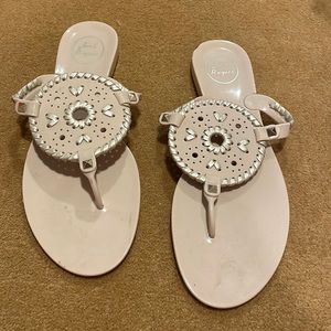 Jack Rogers Light Pink Flip-Flop Sandal Size 10